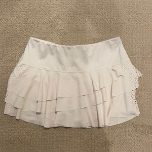 Lucky in love tennis skirt